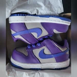 NIB Size 5 C Nike Dunk Low Baby/Toddler Shoes FB9107-007